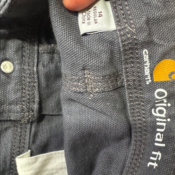 Carhartt Womens Pants Original Fit Carpenter Gray Work Size 14 Regular - Picture 6 of 7